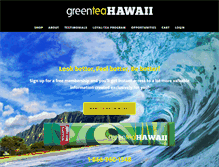 Tablet Screenshot of greenteahawaii.com